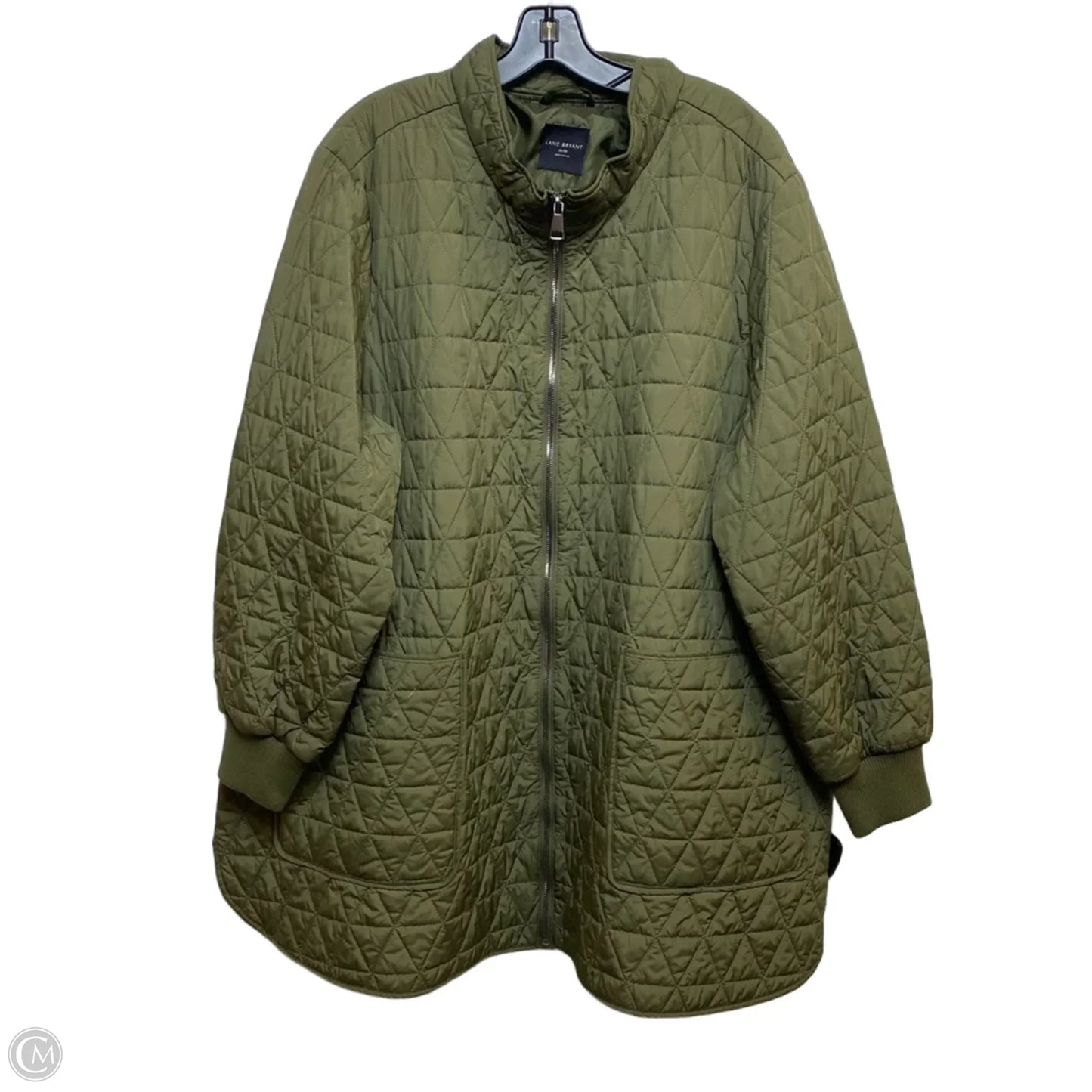 Jacket Puffer & Quilted By Lane Bryant In Green, Size: 4x