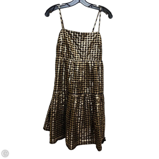 Dress Party Short By J. Crew In Black & Gold, Size: Xs