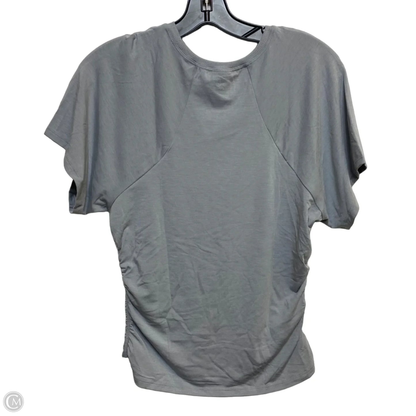 Athletic Top Short Sleeve By Athleta In Grey, Size: S