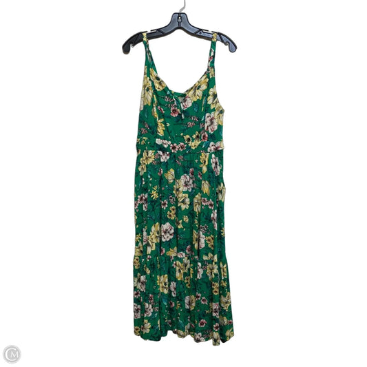 Dress Casual Midi By Torrid In Green, Size: 1x