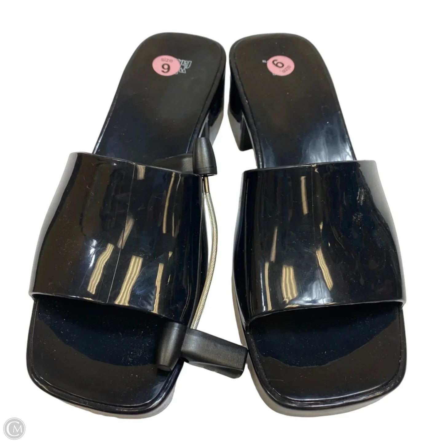 Sandals Heels Block By Wild Fable In Black, Size: 9