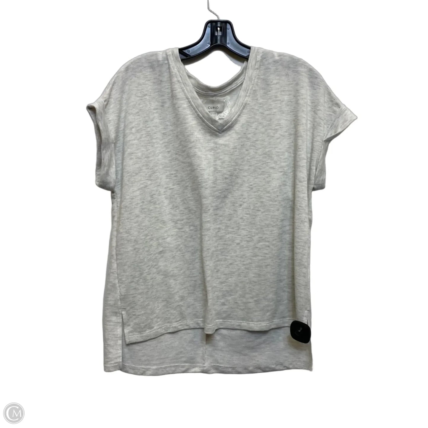 Top Short Sleeve By Cupio In Grey, Size: M