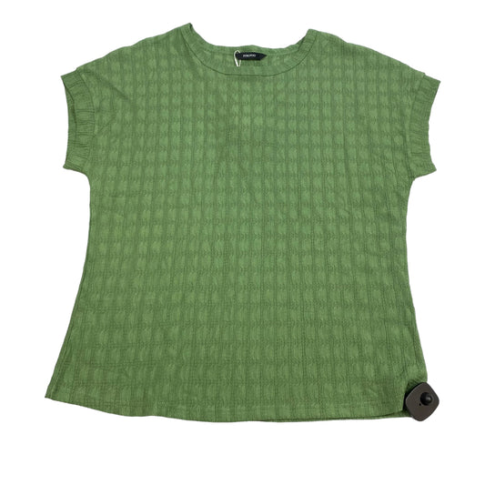 Green Top Short Sleeve Clothes Mentor, Size M