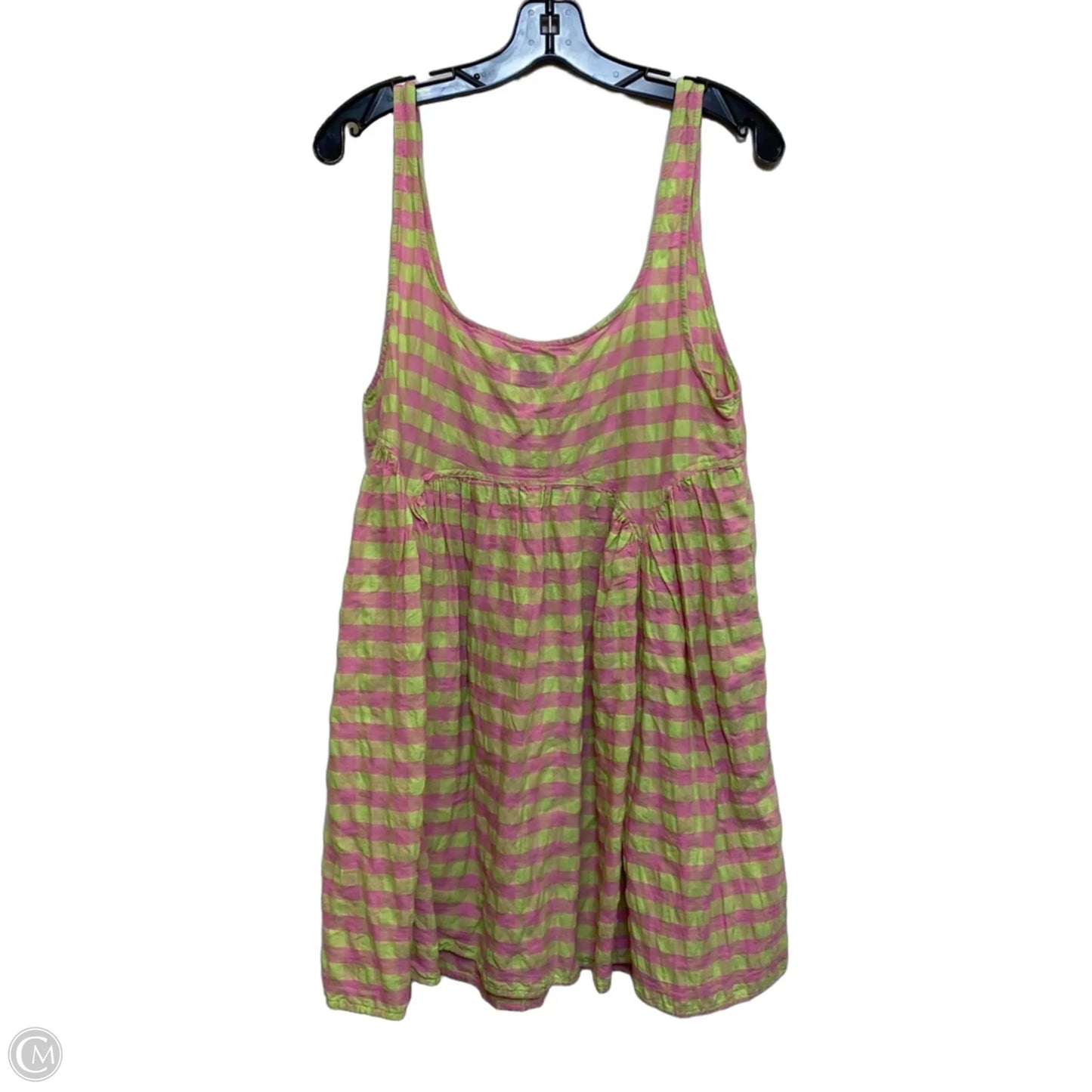 Dress Casual Short By Asos In Green & Pink, Size: M