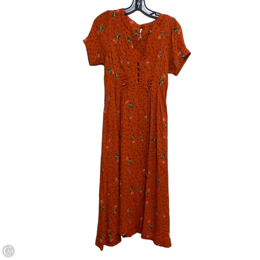 Dress Casual Maxi By Free People In Orange, Size: S