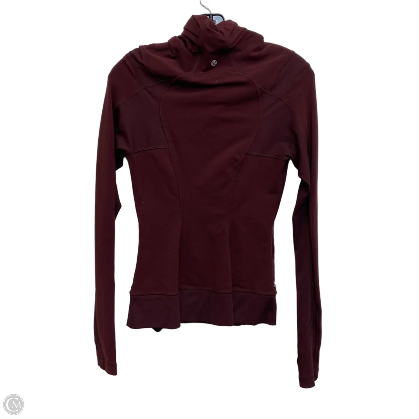 Athletic Jacket By Lululemon In Maroon, Size: S