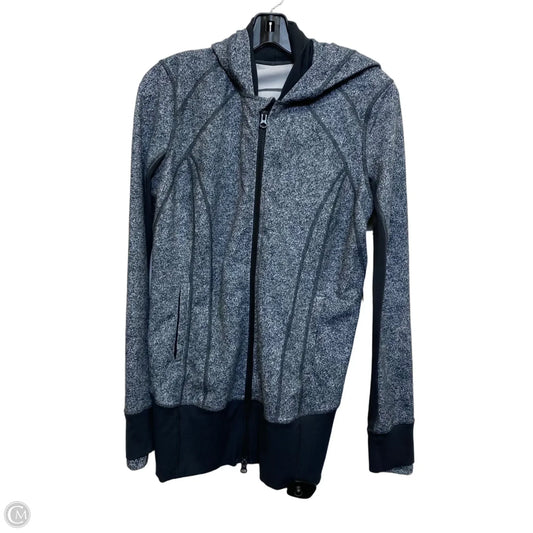 Athletic Jacket By Lululemon In Grey, Size: M