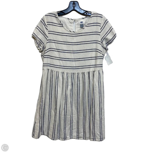 Dress Casual Short By Old Navy In Blue & White, Size: M