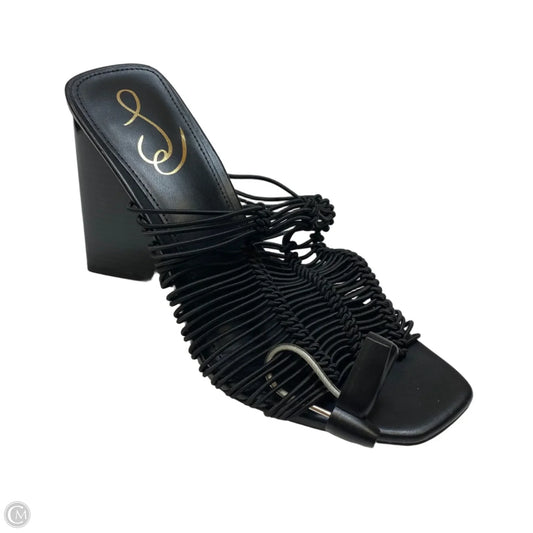 Sandals Heels Block By Sam Edelman In Black, Size: 8.5