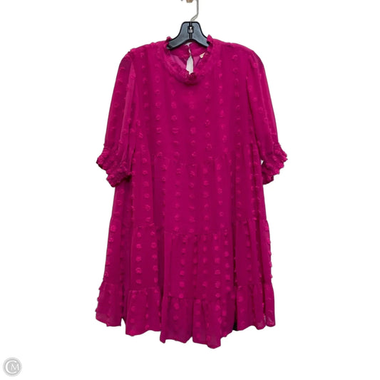 Dress Casual Short By Jodifl In Pink, Size: L