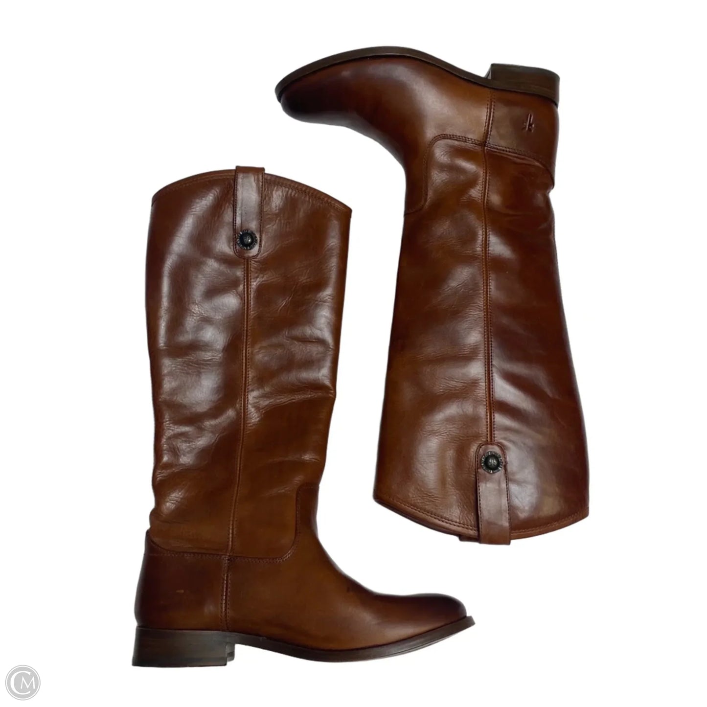 Boots Designer By Frye In Brown, Size: 6.5