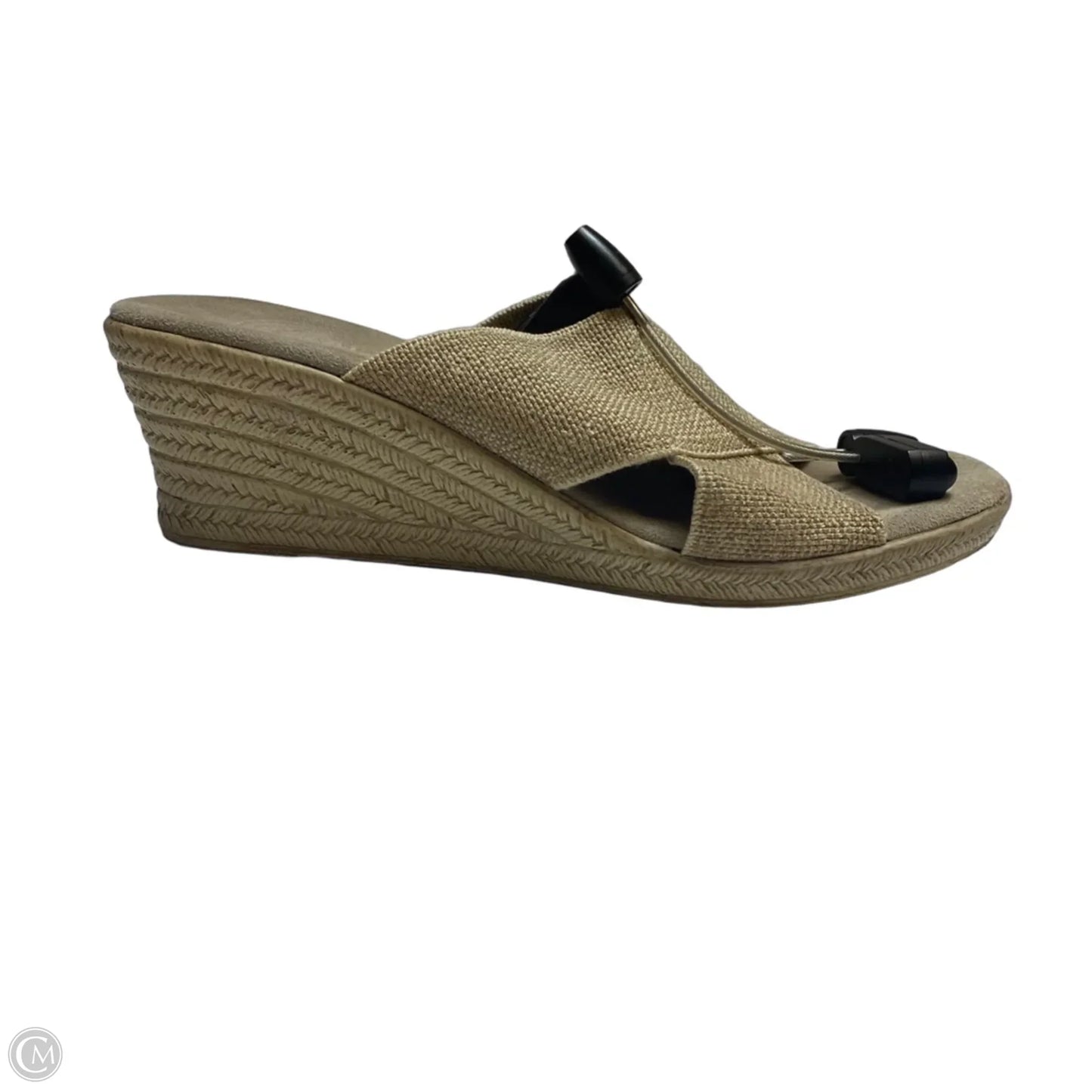 Sandals Heels Kitten By Charleston Shoe Co In Tan, Size: 7