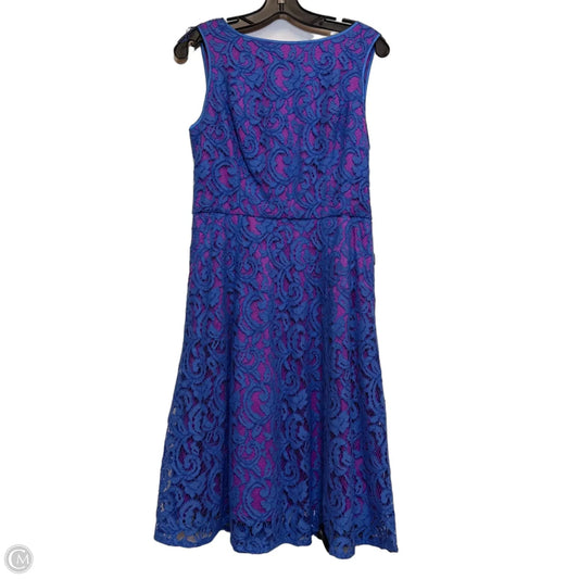 Dress Party Short By Adrianna Papell In Blue & Purple, Size: M