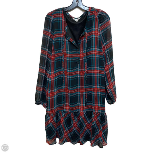Dress Casual Short By Draper James In Plaid Pattern, Size: L