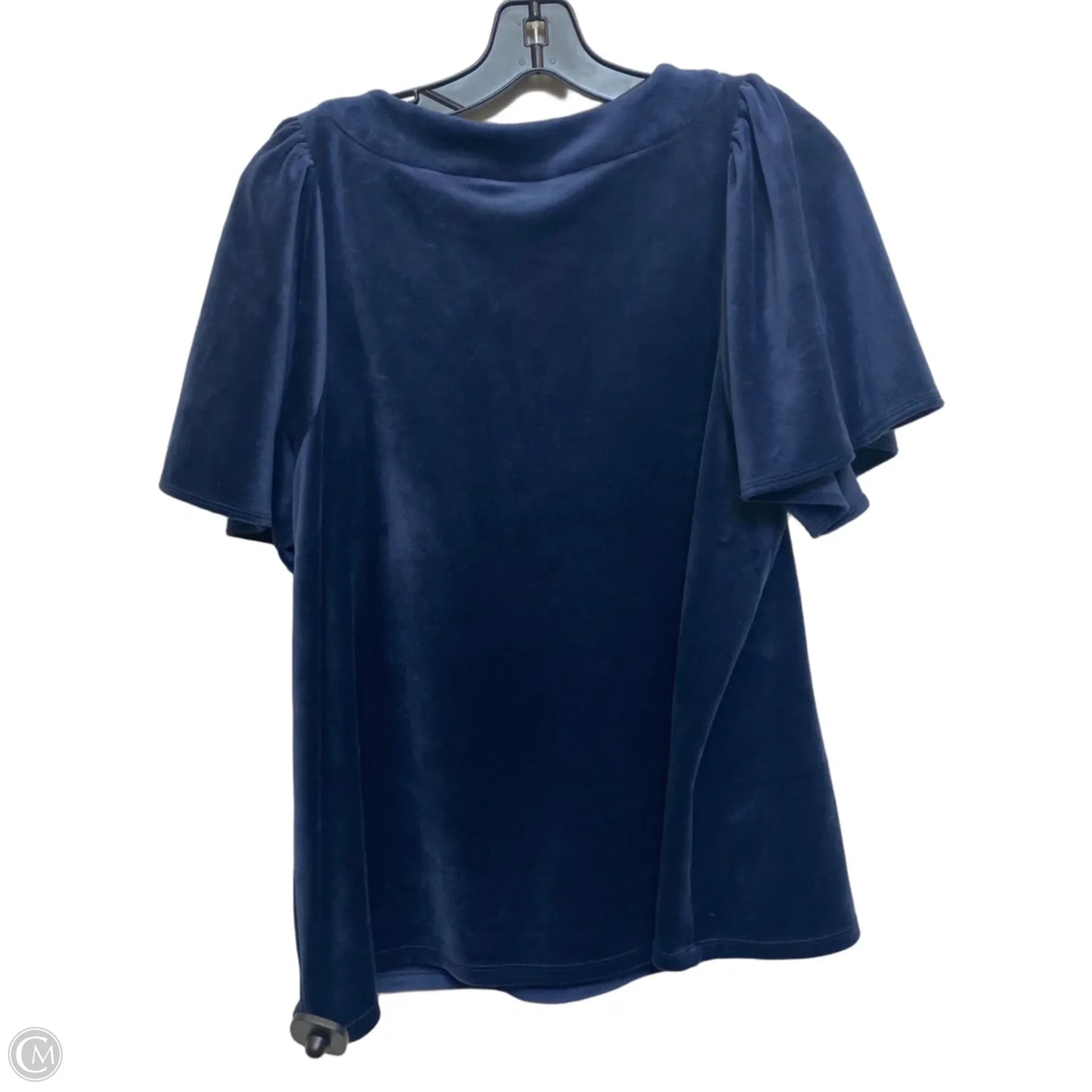 Top Short Sleeve By Crown And Ivy In Blue, Size: L