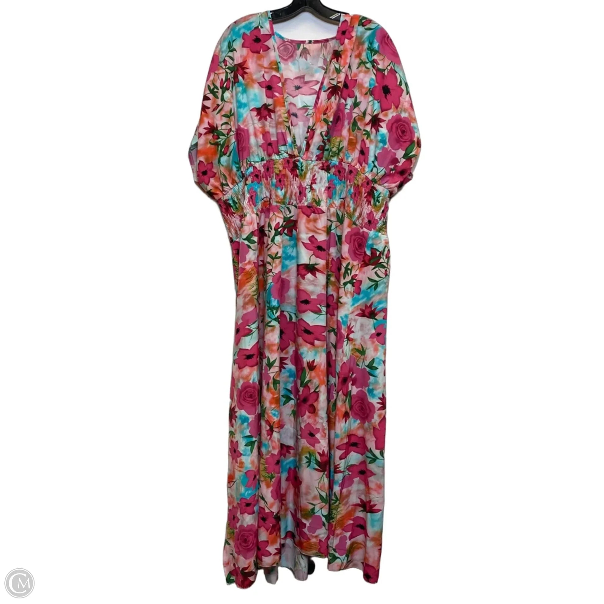 shein floral maxi dress Dress Casual Maxi By Shein In Floral Print, Size: 4x