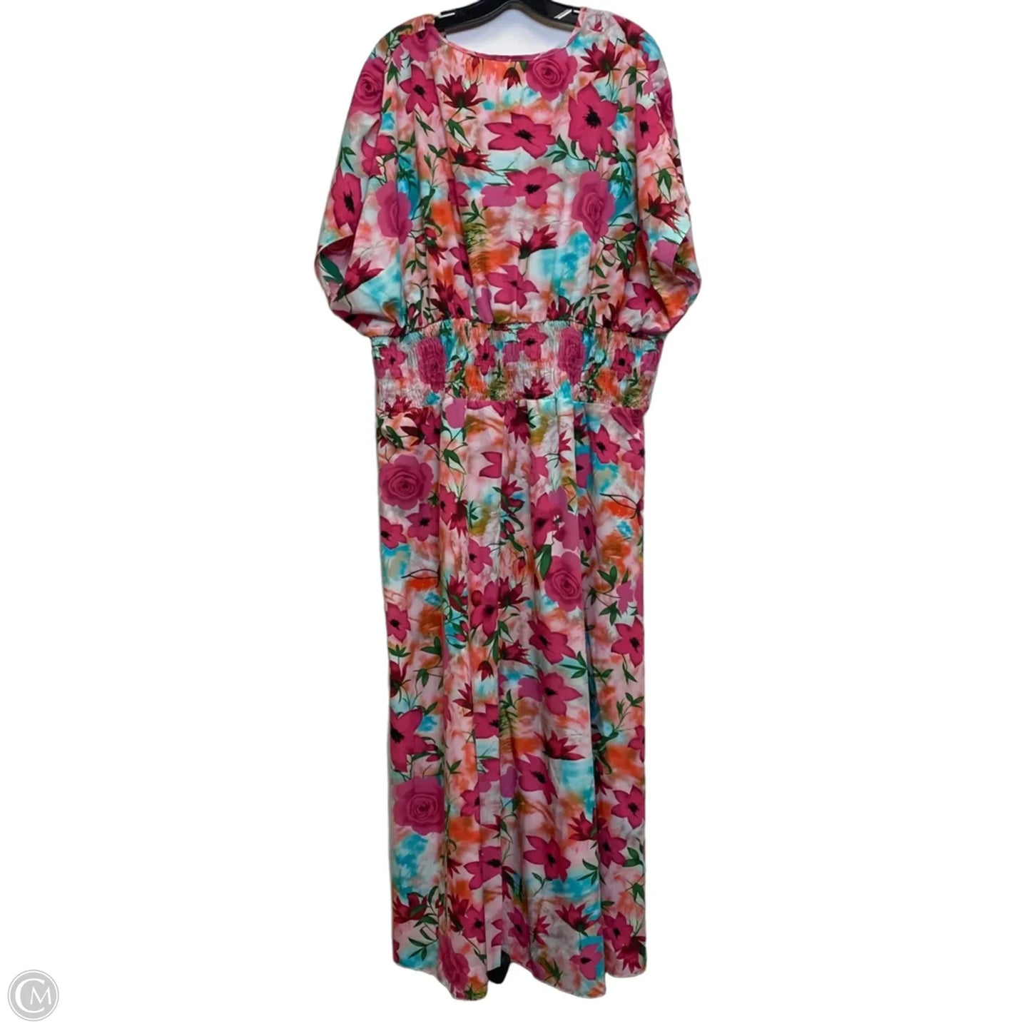 Dress Casual Maxi By Shein In Floral Print, Size: 4x