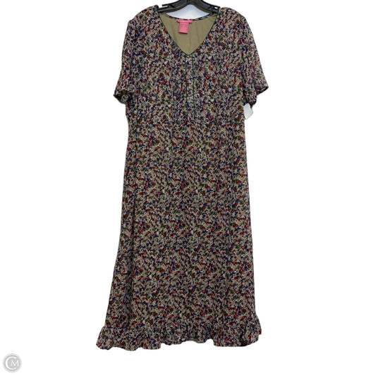 Dress Casual Midi By Woman Within In Multi-colored, Size: 3x