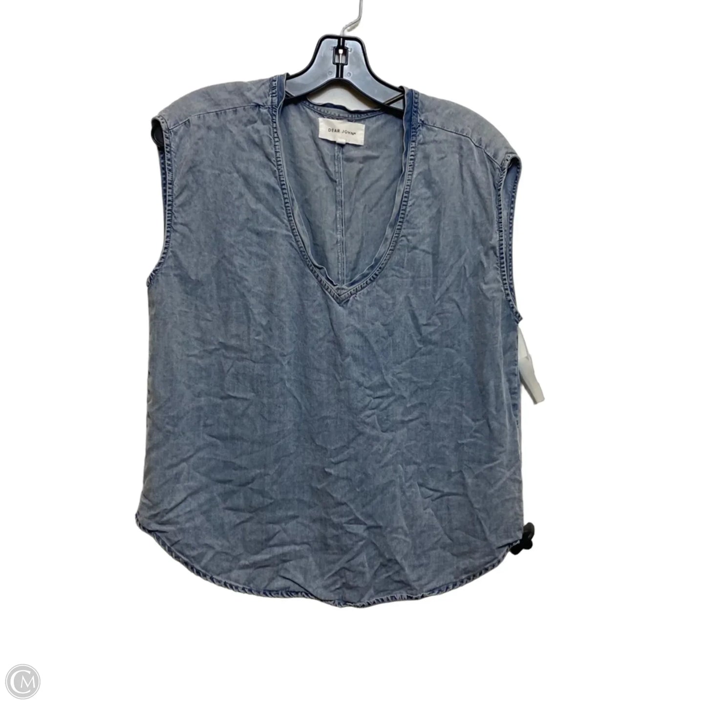 Top Sleeveless By Dear John In Blue, Size: S
