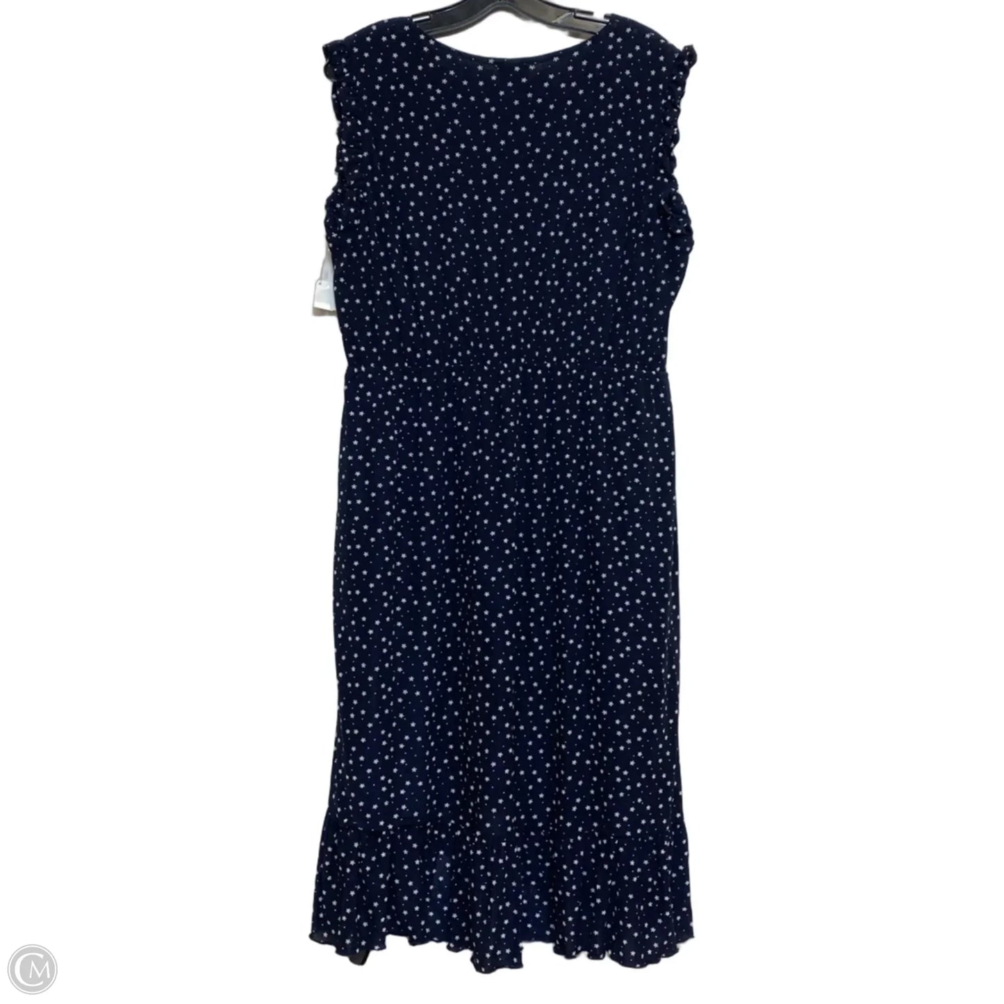 Dress Casual Midi By Siren Lily In Navy, Size: Xl
