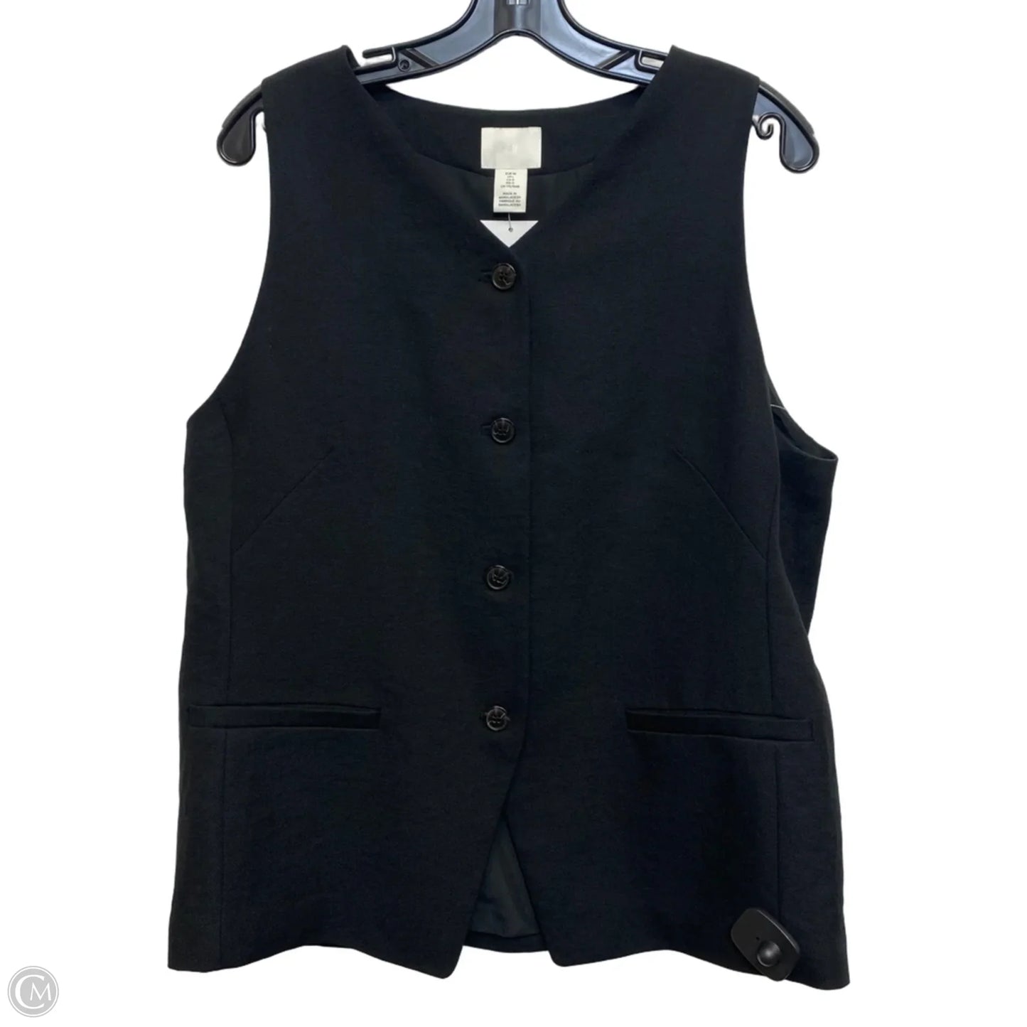 Vest Other By H&m In Black, Size: L
