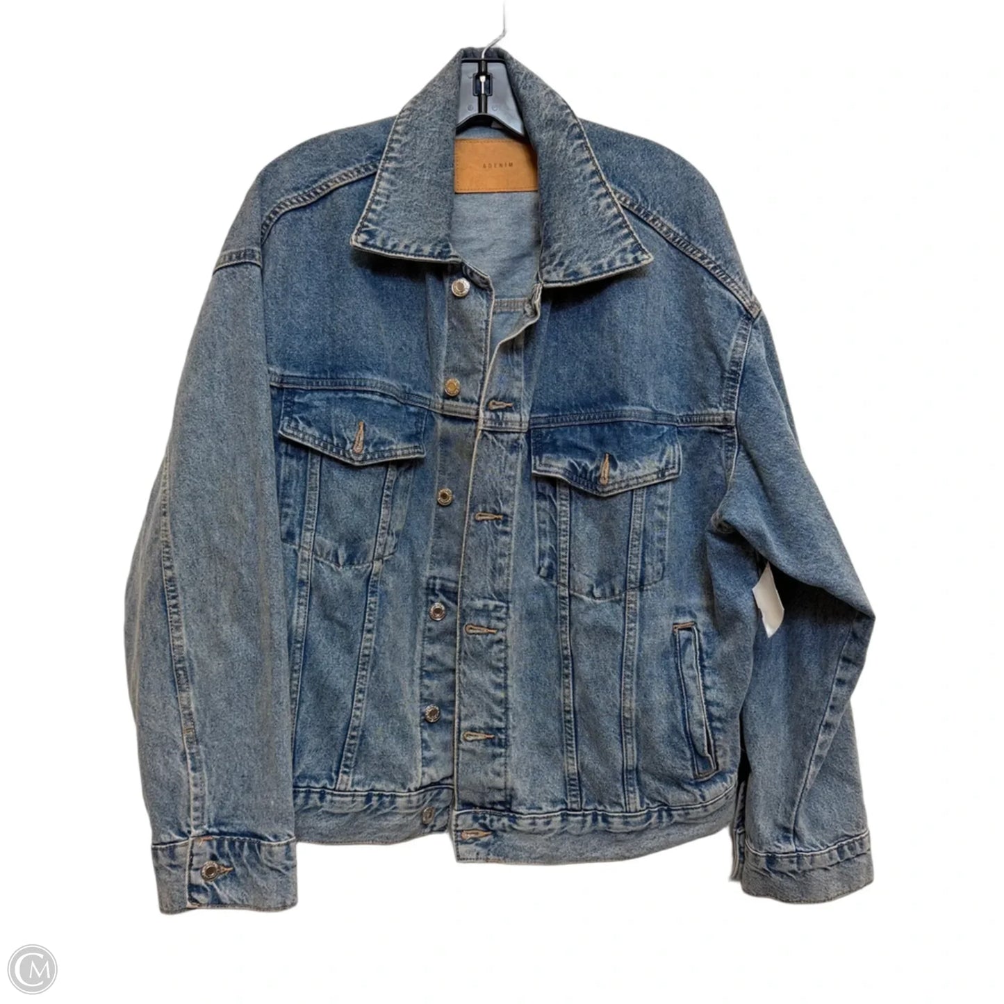 Jacket Denim By H&m In Blue Denim, Size: M