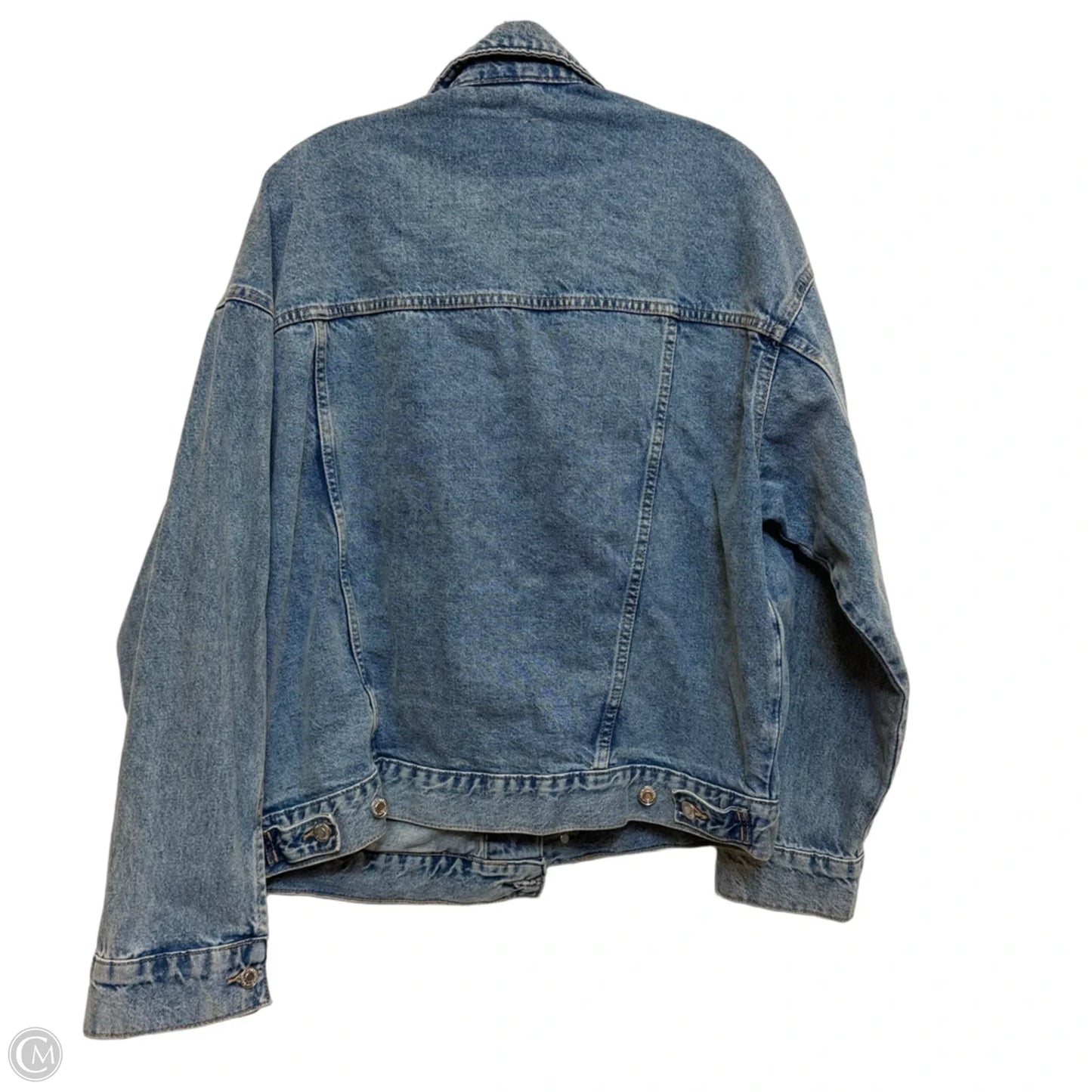 Jacket Denim By H&m In Blue Denim, Size: M