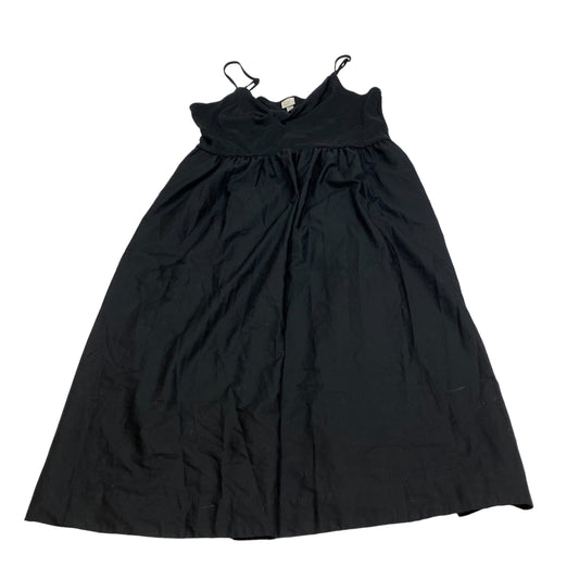 Black Dress Casual Midi A New Day, Size Xl
