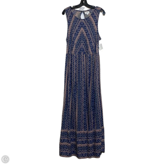 Dress Casual Maxi By True Craft In Blue & Pink, Size: 1x