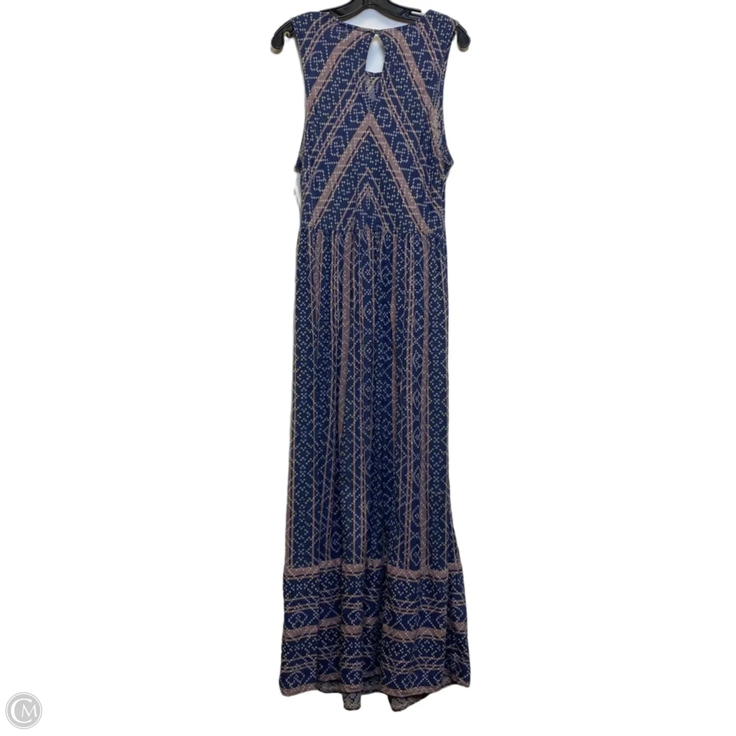 Dress Casual Maxi By True Craft In Blue & Pink, Size: 1x