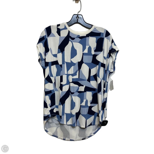Top Sleeveless By Wynne Layers In Blue & White, Size: Xs