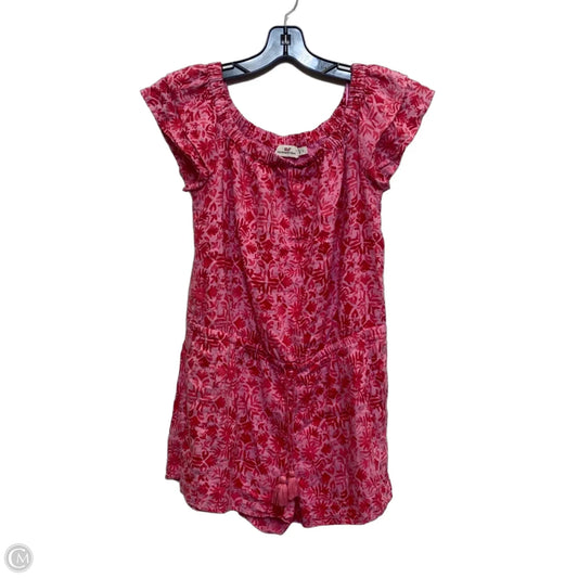 Romper Designer By Vineyard Vines In Pink, Size: S