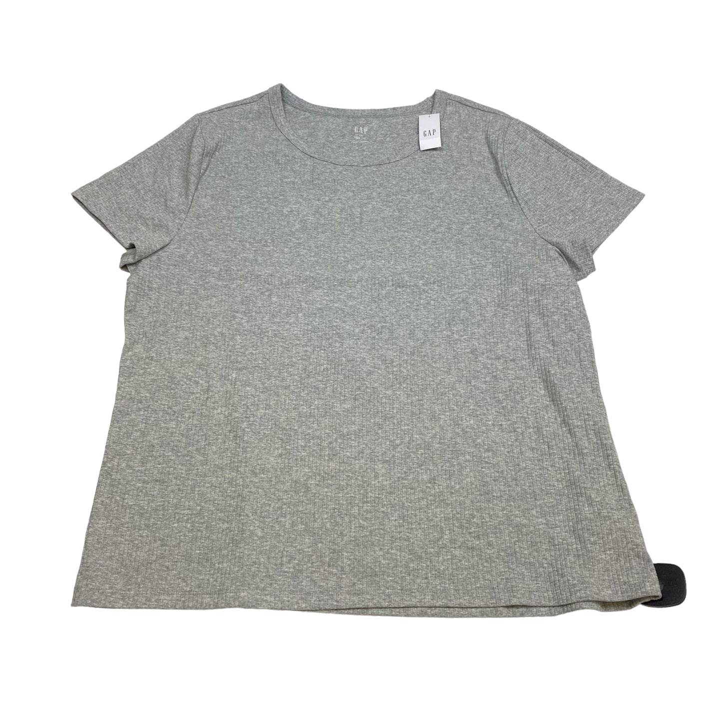 Grey Top Short Sleeve Basic Gap, Size Xxl