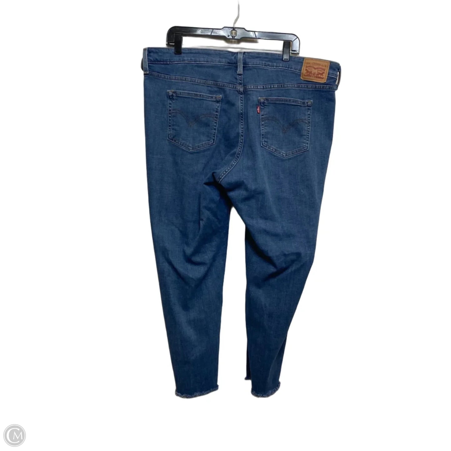 Jeans Boyfriend By Levis In Blue Denim, Size: 22