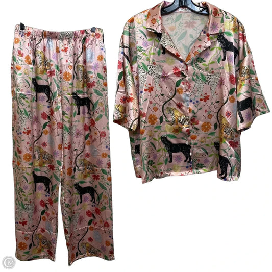 Pants Set 2pc By Ekouaer In Multi-colored, Size: L