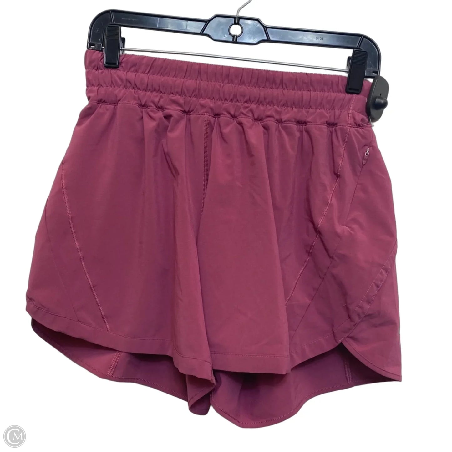 Athletic Shorts Designer By Lululemon In Pink, Size: 8