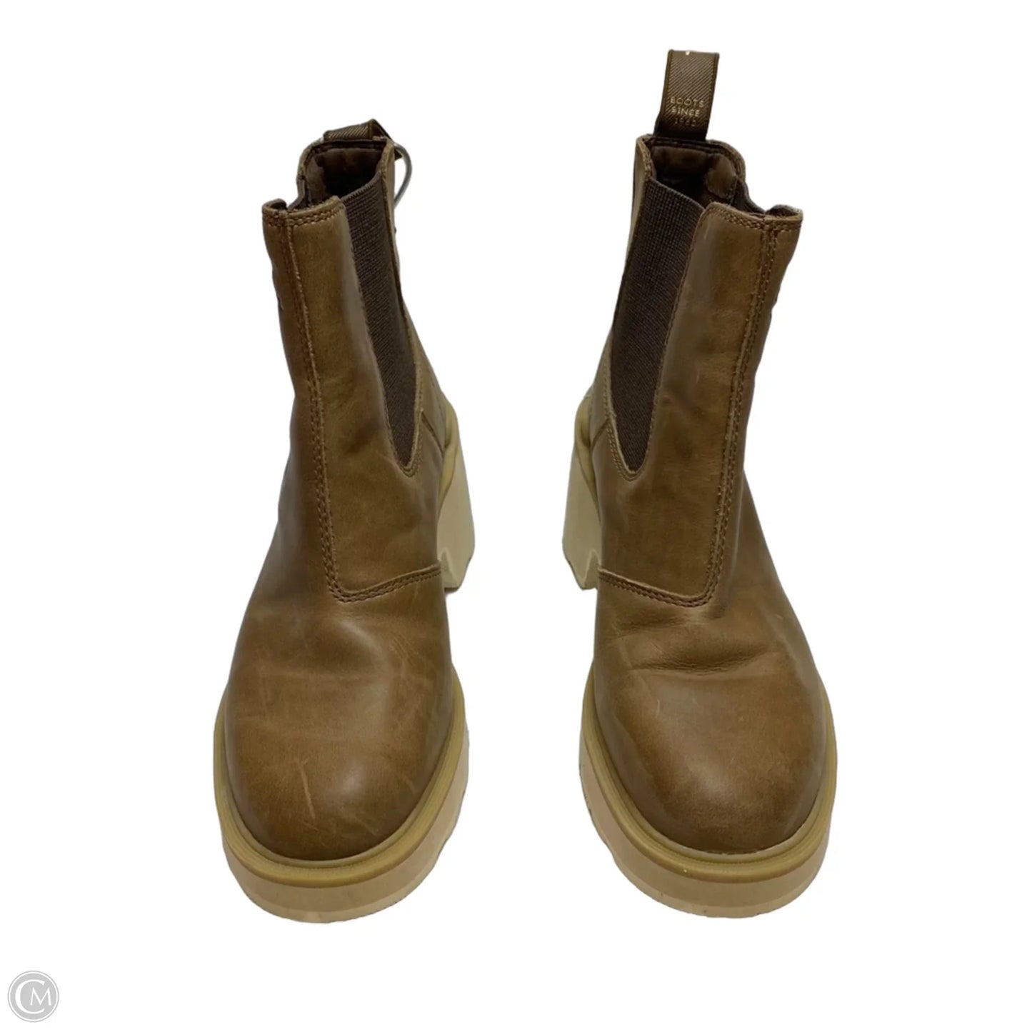 Boots Ankle Heels By Sorel In Brown, Size: 7