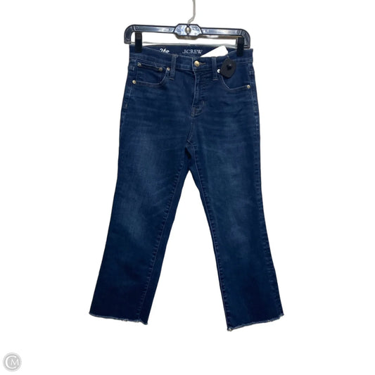 Jeans Cropped By J. Crew In Blue Denim, Size: 2p