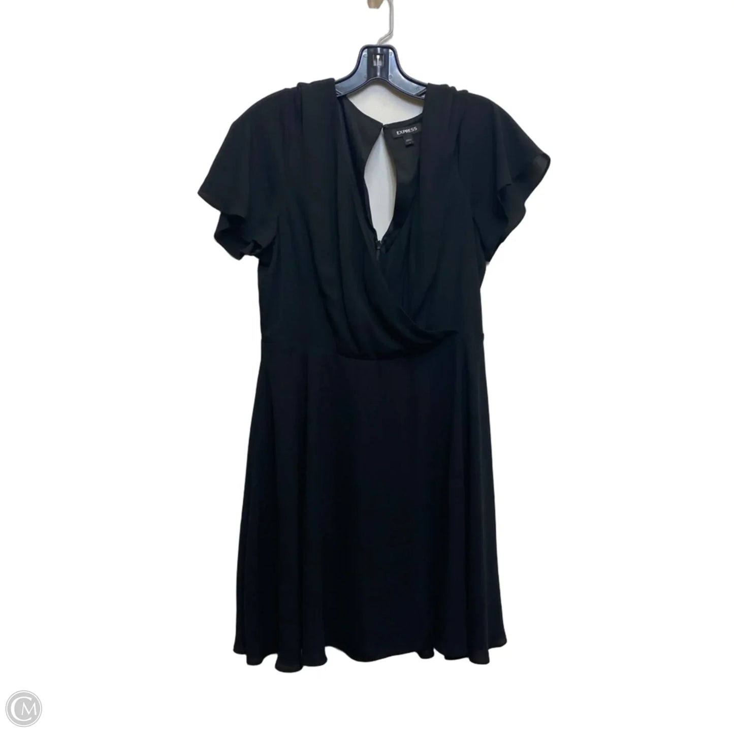 Dress Casual Short By Express In Black, Size: L