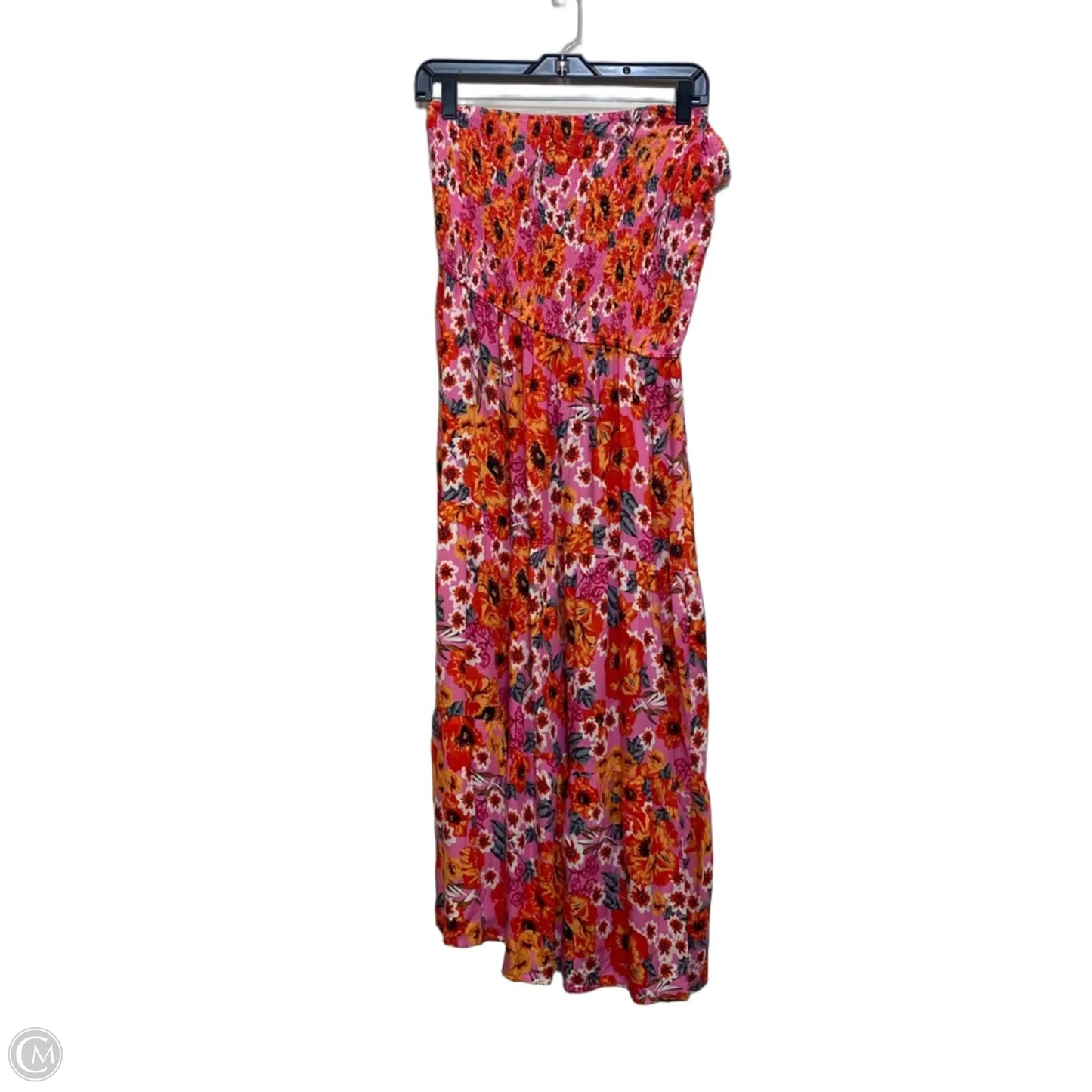 Dress Casual Maxi By Zesica In Orange & Pink, Size: M