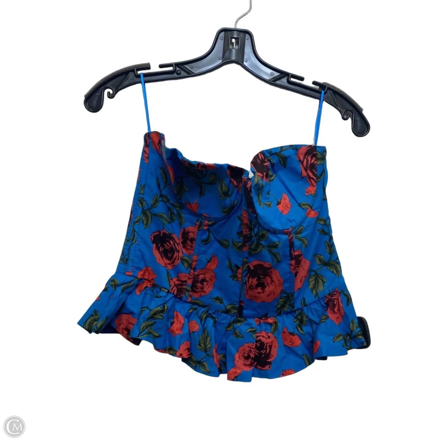 Top Sleeveless By Vici In Blue & Red, Size: L