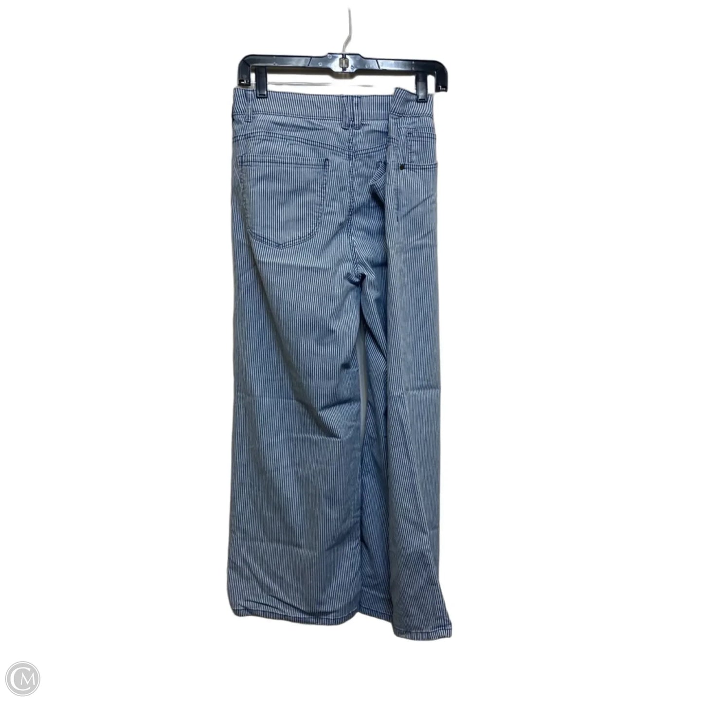 Jeans Wide Leg By Draper James Rsvp In Blue & White, Size: 12