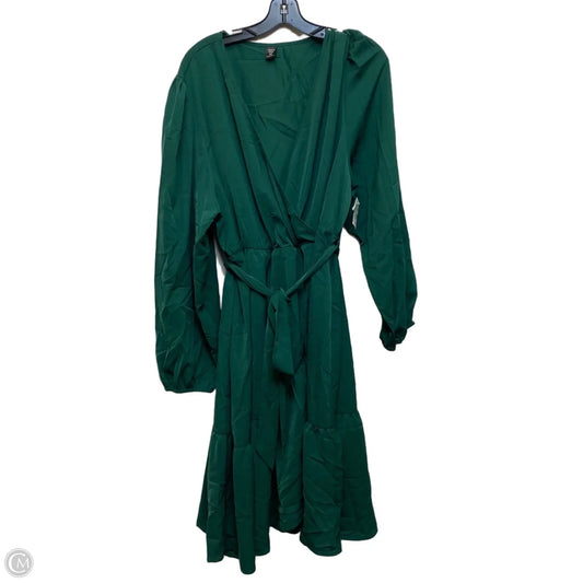 Dress Casual Short By Shein In Green, Size: 4x
