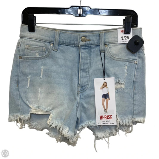 Shorts By Celebrity Pink In Blue Denim, Size: 8