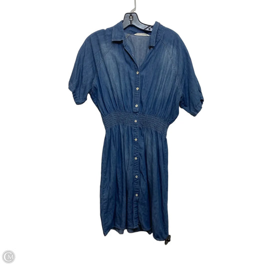 Dress Casual Short By Given Kale In Blue Denim, Size: M