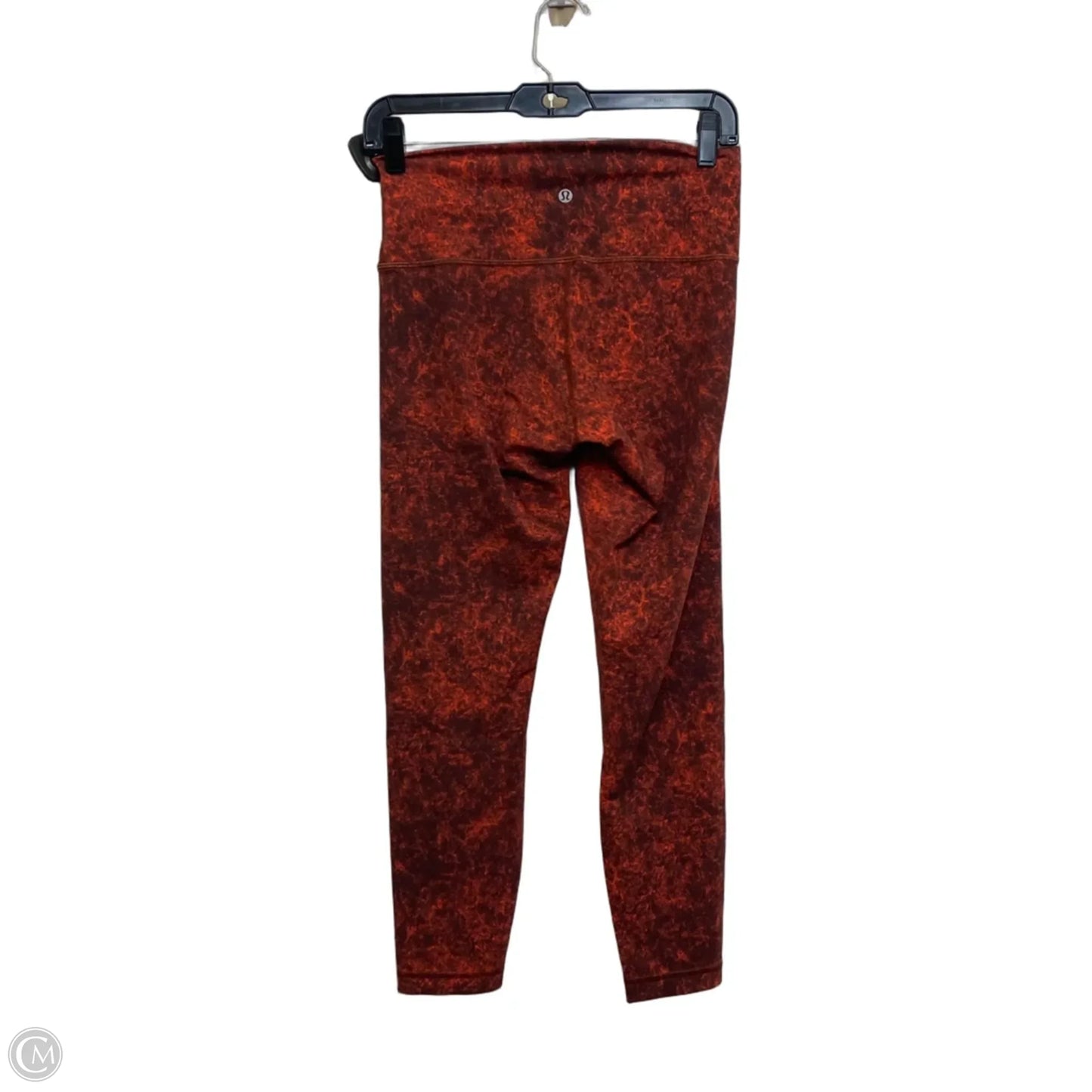 Athletic Leggings Designer By Lululemon In Red, Size: M