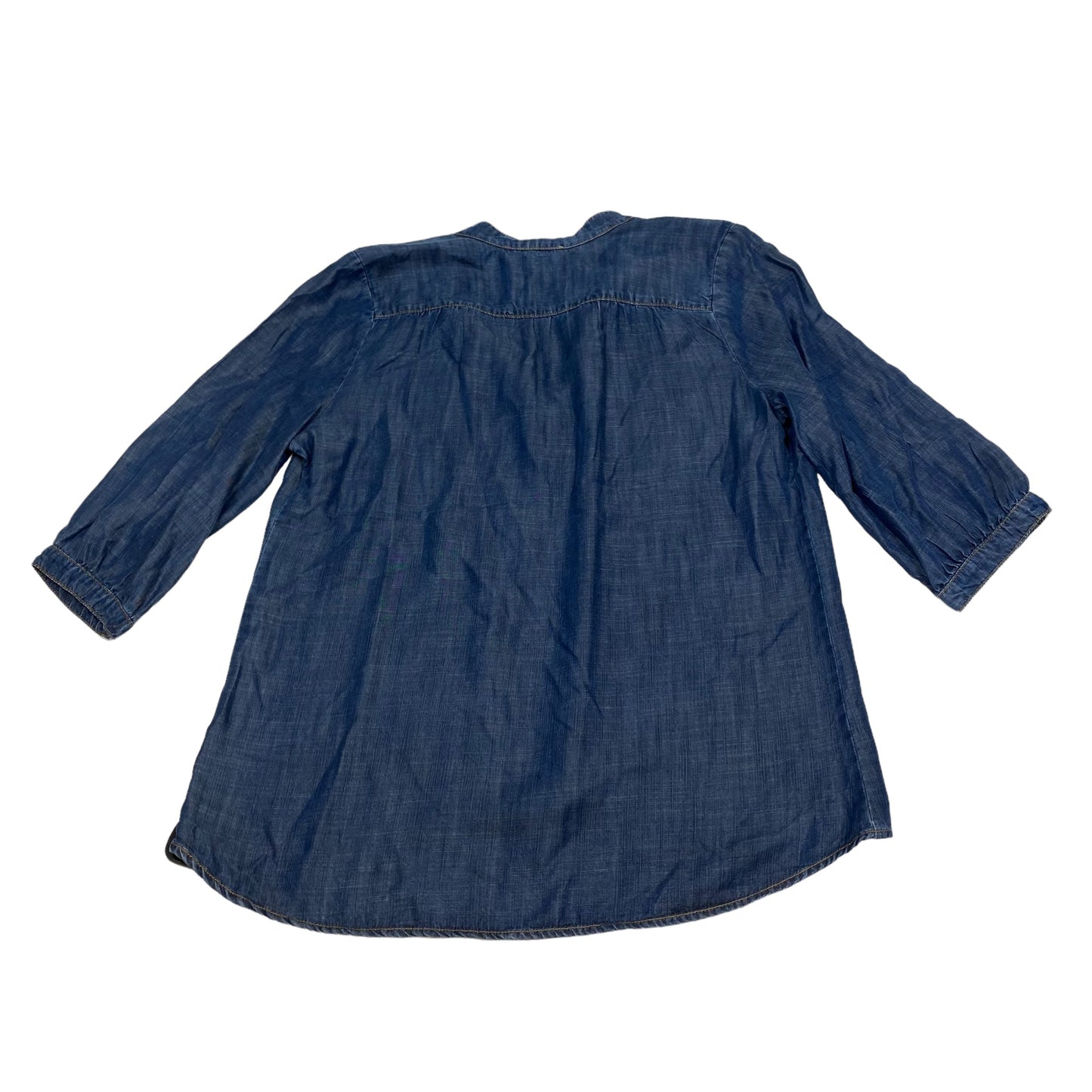 Blue Denim Top 3/4 Sleeve Elevenses, Size L