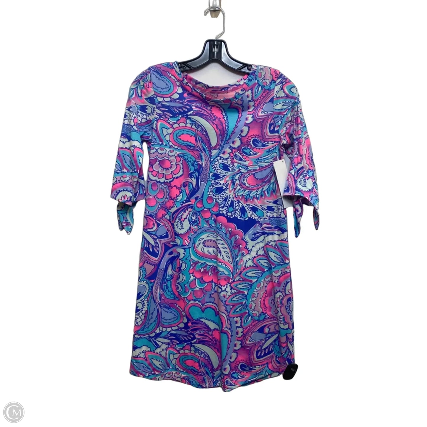 Dress Designer By Lilly Pulitzer In Blue & Pink, Size: Xxs