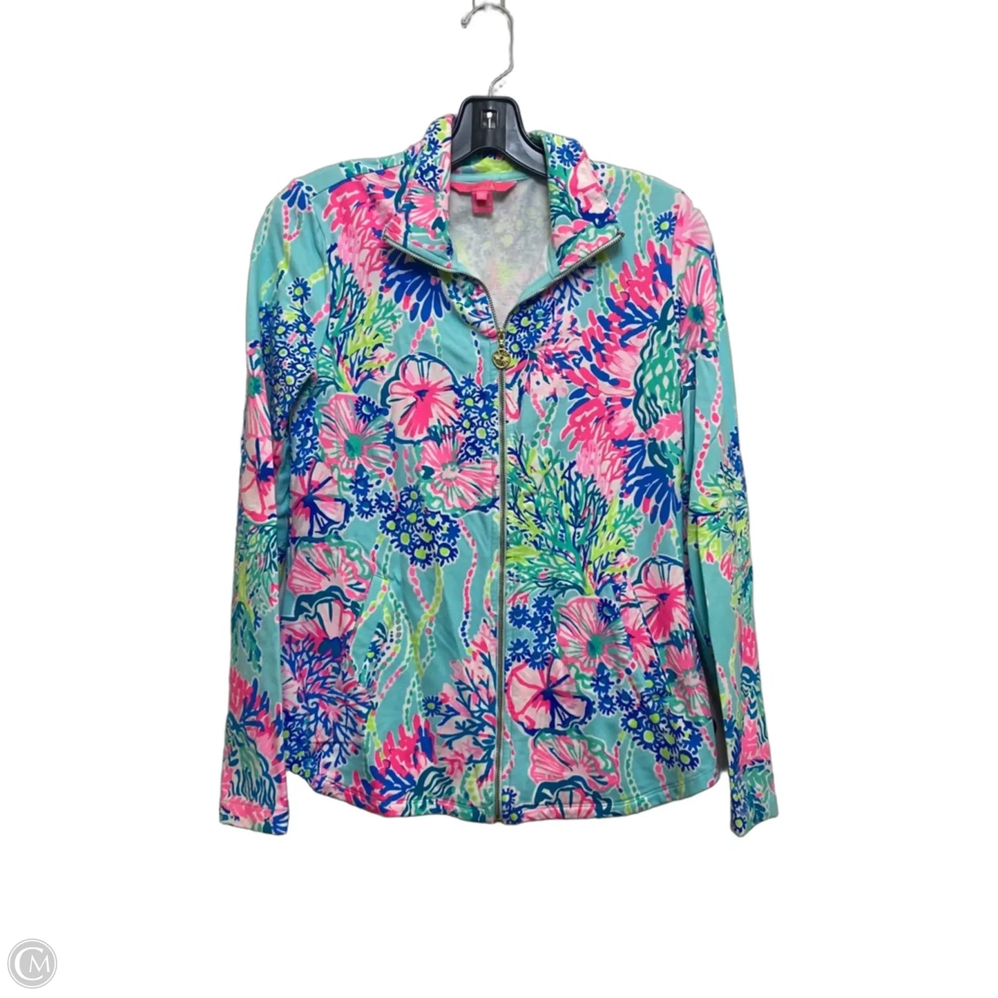 Sweatshirt Designer By Lilly Pulitzer In Blue & Pink, Size: Xs
