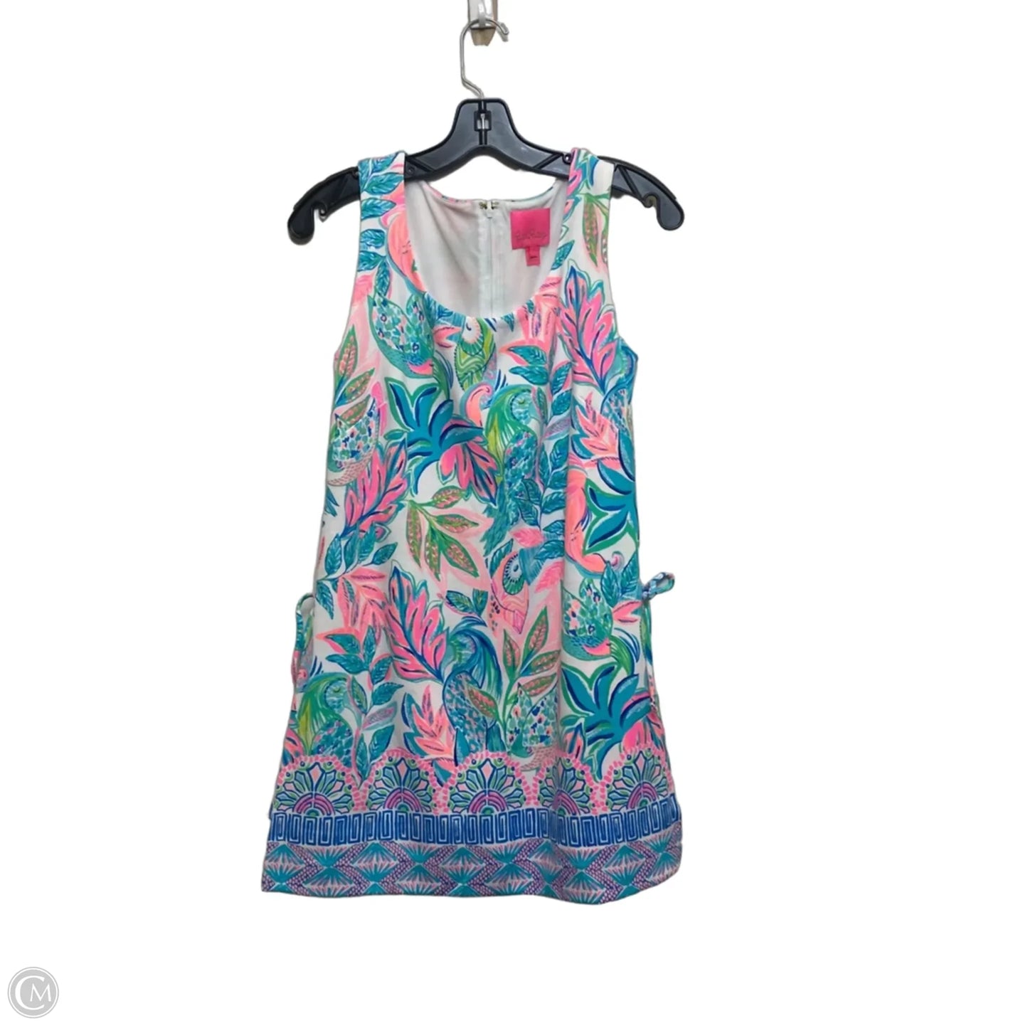 Dress Designer By Lilly Pulitzer In Blue & White, Size: Xs